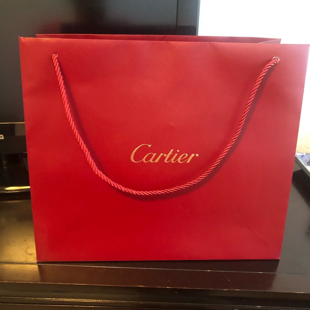 Cartier shopping bag